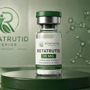 Bild på retatrutid 10mg att köpa i Sverige.
