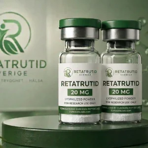 Bild på 2st retatrutid 20mg att köpa i Sverige.
